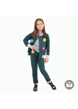 Timbo яркие спортивные штаны для девочки Цветок H027234